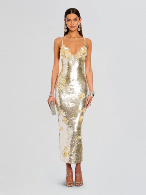 INES EMBROIDERED DRESS