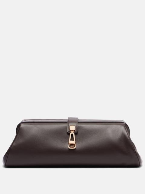 Small leather shoulder bag