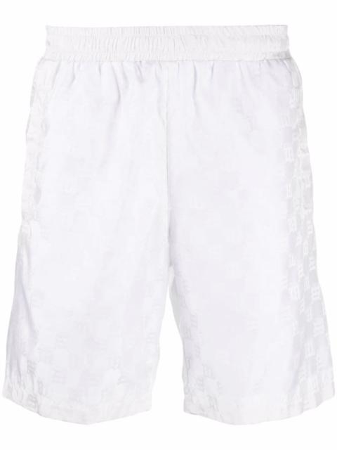 monogram-print track trousers