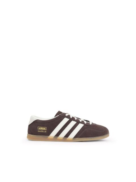 stripe suede trainers