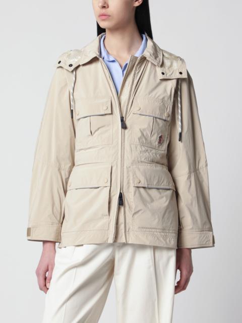 Light beige Nimba jacket with drawstring