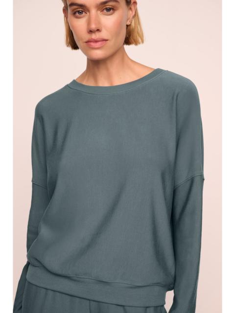 Softest Sweats Boat Neck Pullover