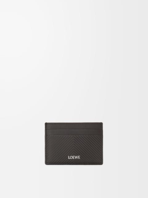 Plain cardholder in textured classic calfskin