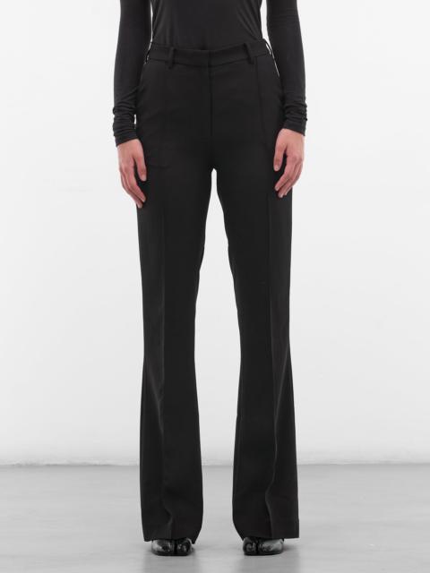 Black Vira Flared Trousers