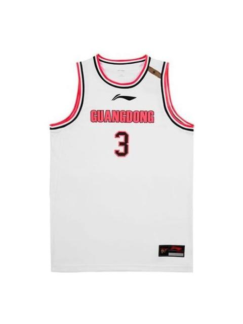 Li-Ning CBA Guangdong Basketball Jersey 'White Red' AAYR447-1
