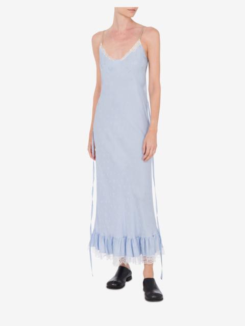 VISCOSE AND SILK DRESS FLOWER JACQUARD