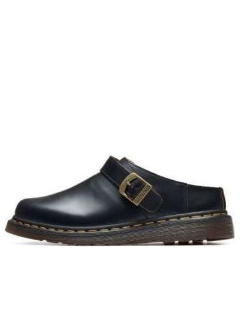 Dr.Martens Isham Vintage Smooth Leather Slingback Mules 'Black' 30627001