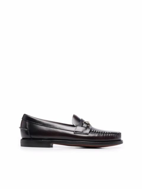 horsebit-detail leather loafers