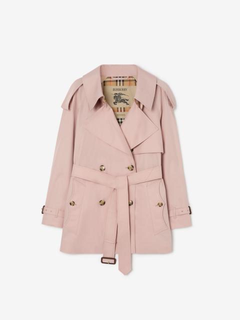 Short Tropical Gabardine Fitzrovia Trench Coat