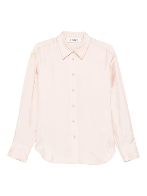 button-fastening shirt