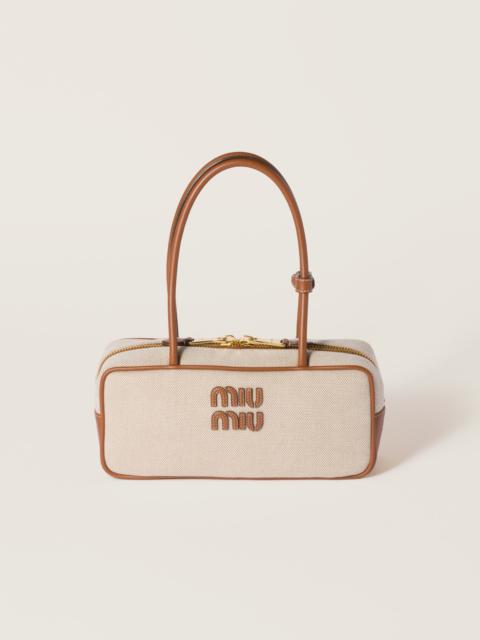 Beau canvas and leather bag