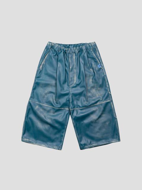 SYNTHETIC LEATHER SHORTS