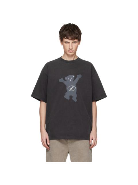 Gray Teddy Logo T-shirt