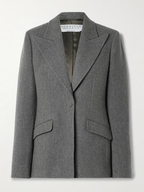 Leiva Wool And Cashmere-blend Blazer