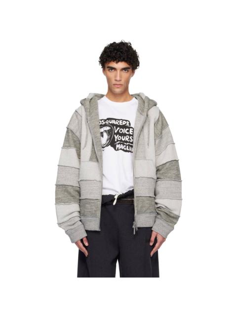 Gray Magliano Edition Mix Grey Venue Fit Zipped Hoodie