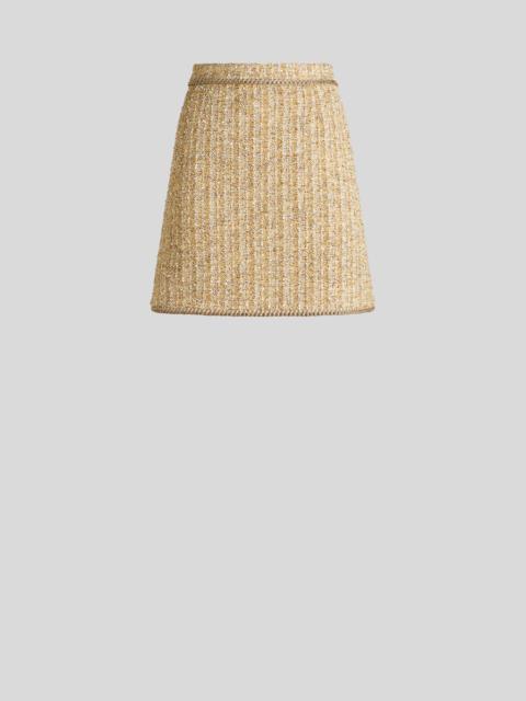 BOUCLÉ MINI SKIRT