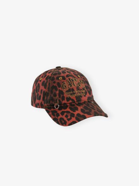 RED LEOPARD CAP