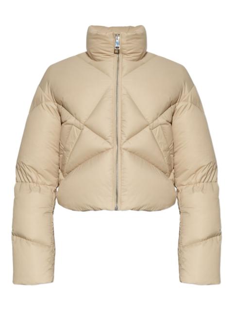 zip-up puffer jacket