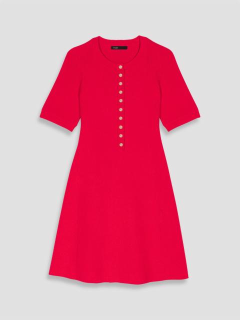 Mini ribbed knit dress