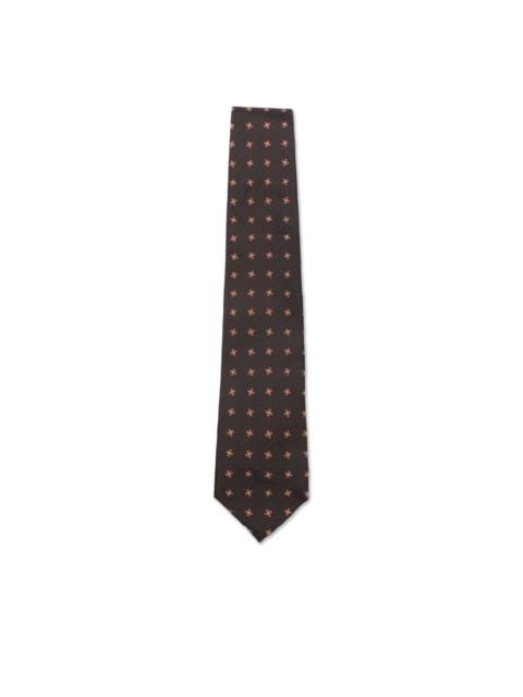 floral-pattern tie