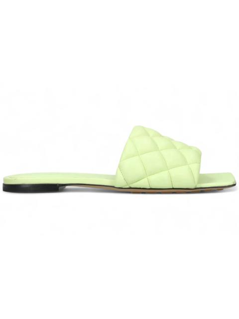 Bottega Veneta Square Toe Leather Mule Fennel (Women's)
