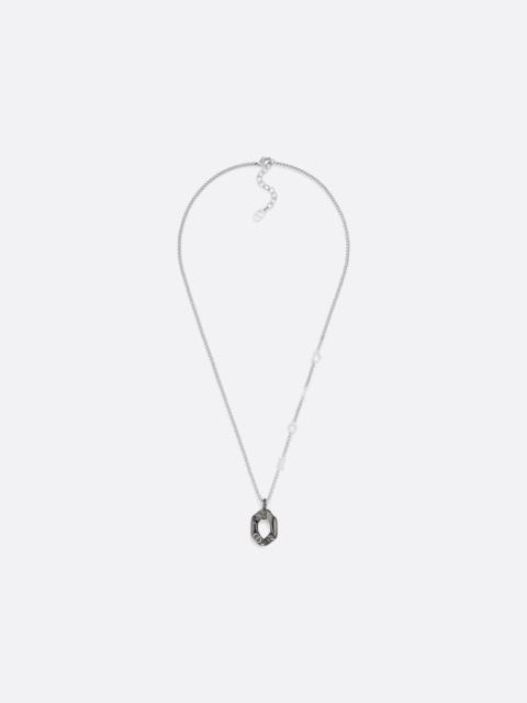 Dior Contrast Pendant Necklace