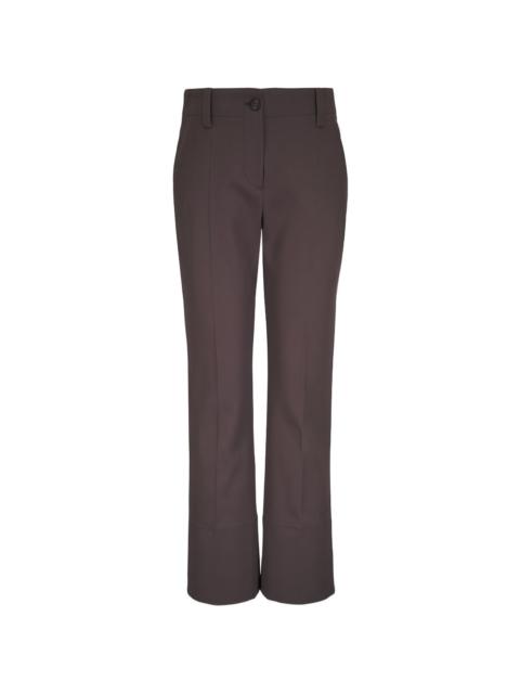 button tailored trousers