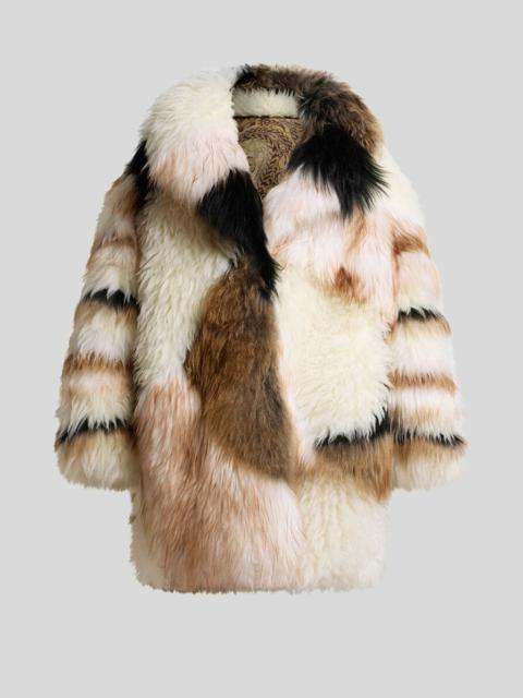 MIXED FUR COAT