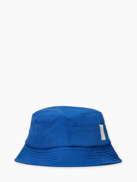 MERZ B. SCHWANEN BH03 COTTON POPLIN BUCKET HAT VINTAGE BLUE