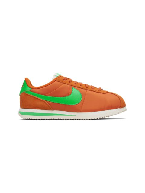 Orange Cortez Textile Sneakers