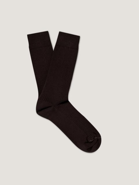 Cotton Ribbed Socks