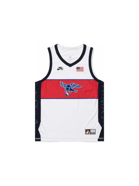 Nike SB Team USA Olympics S/S Jersey White/Sport Red/Obsidian