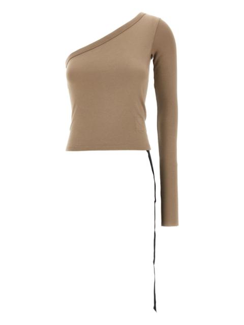 Ziggy asymmetric-neckline T-shirt