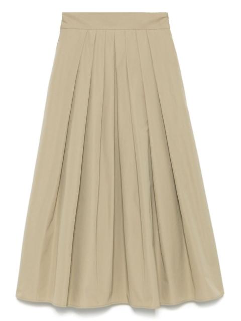 cotton midi skirt