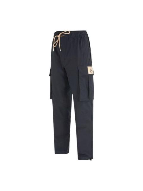 Men's Air Jordan Flight Heritage Big Pocket Cargo Woven Drawstring Casual Joggers/Pants/Trousers Aut