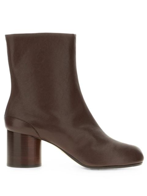 Tabi leather ankle boots