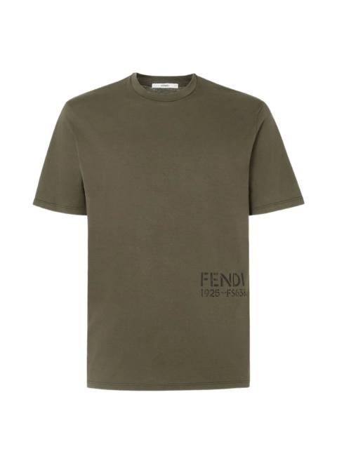 Fendi Logo-print Cotton T-shirt