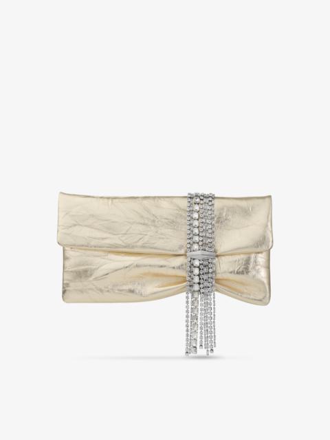 Zandra
Platinum Vintage Metallic Leather Clutch Bag