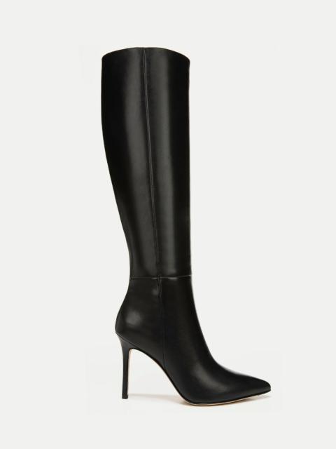 LISA LEATHER TALL BOOT | WIDE-CALF