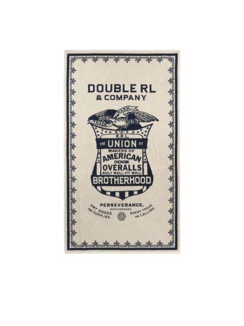 Shield-graphic beach towel