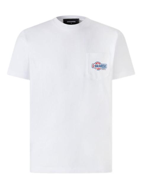 logo-patch pocket T-shirt