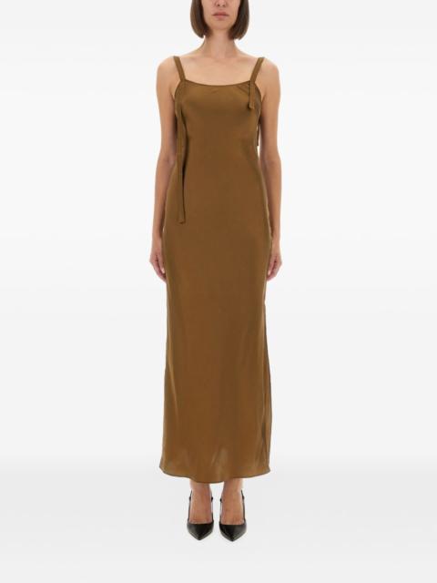 tie-strap maxi dress