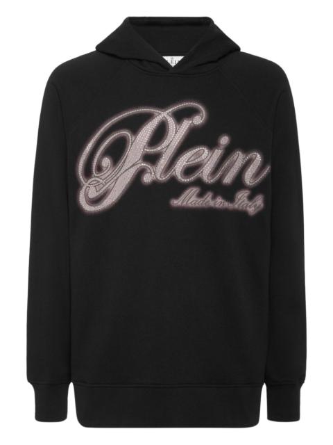 rhinestone-embellished hoodie