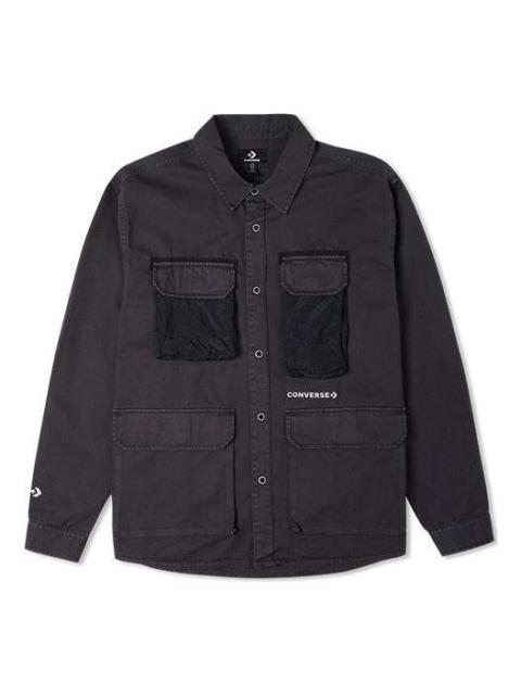 Converse Cozy Utility Woven Shirt 'Black' 10025053-A03