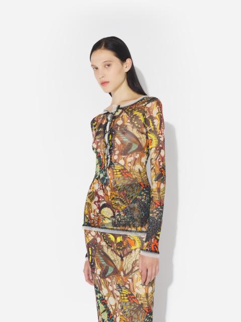 RE-EDITION - THE YELLOW BUTTERFLY TOP