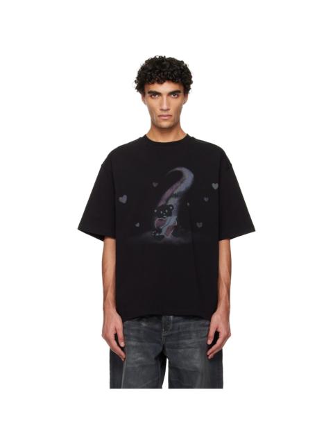 Black Teddy Hearts T-shirt