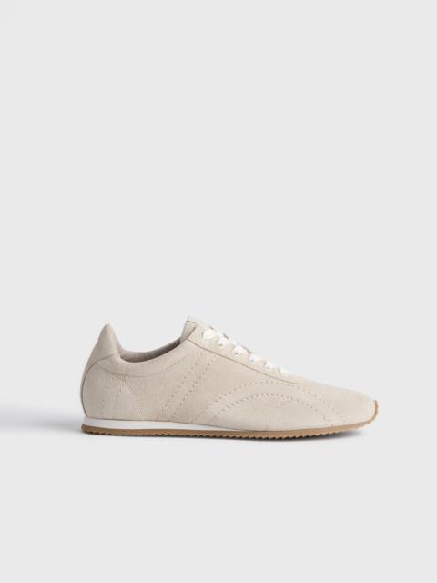 Flex suede sneakers stone