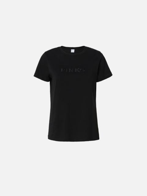 T-SHIRT EMBROIDERED LOGO EFFECT