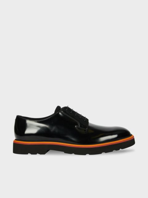 Black Leather 'Ras' Shoes