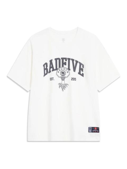 Li-Ning BadFive Short Sleeve T-shirt 'White' ATST547-1